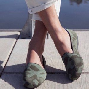 Rothy's Women's Loafer in Olive Camo